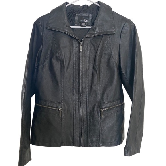 East 5th Ave Fitted Leather Jacket - Picture 1 of 5